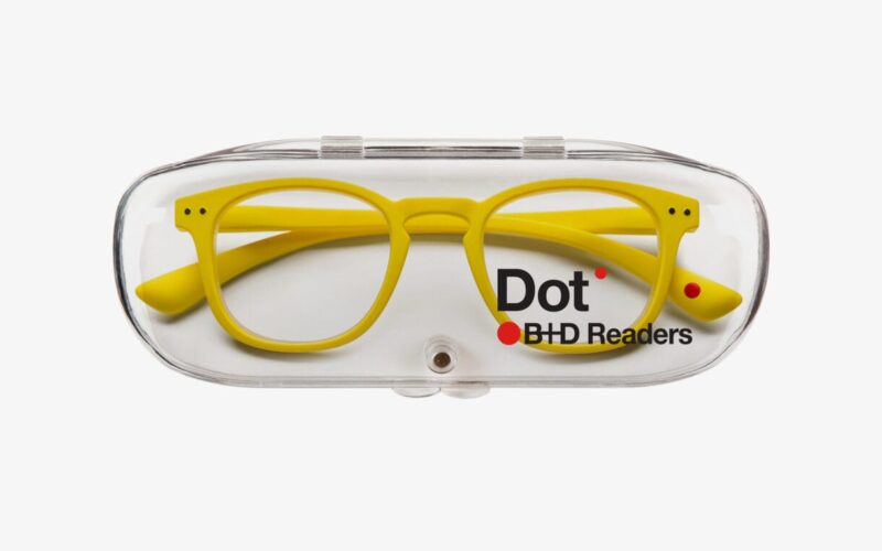B+D Dot Readers Yellow Case